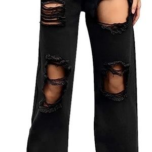 Black boyfriend jeans